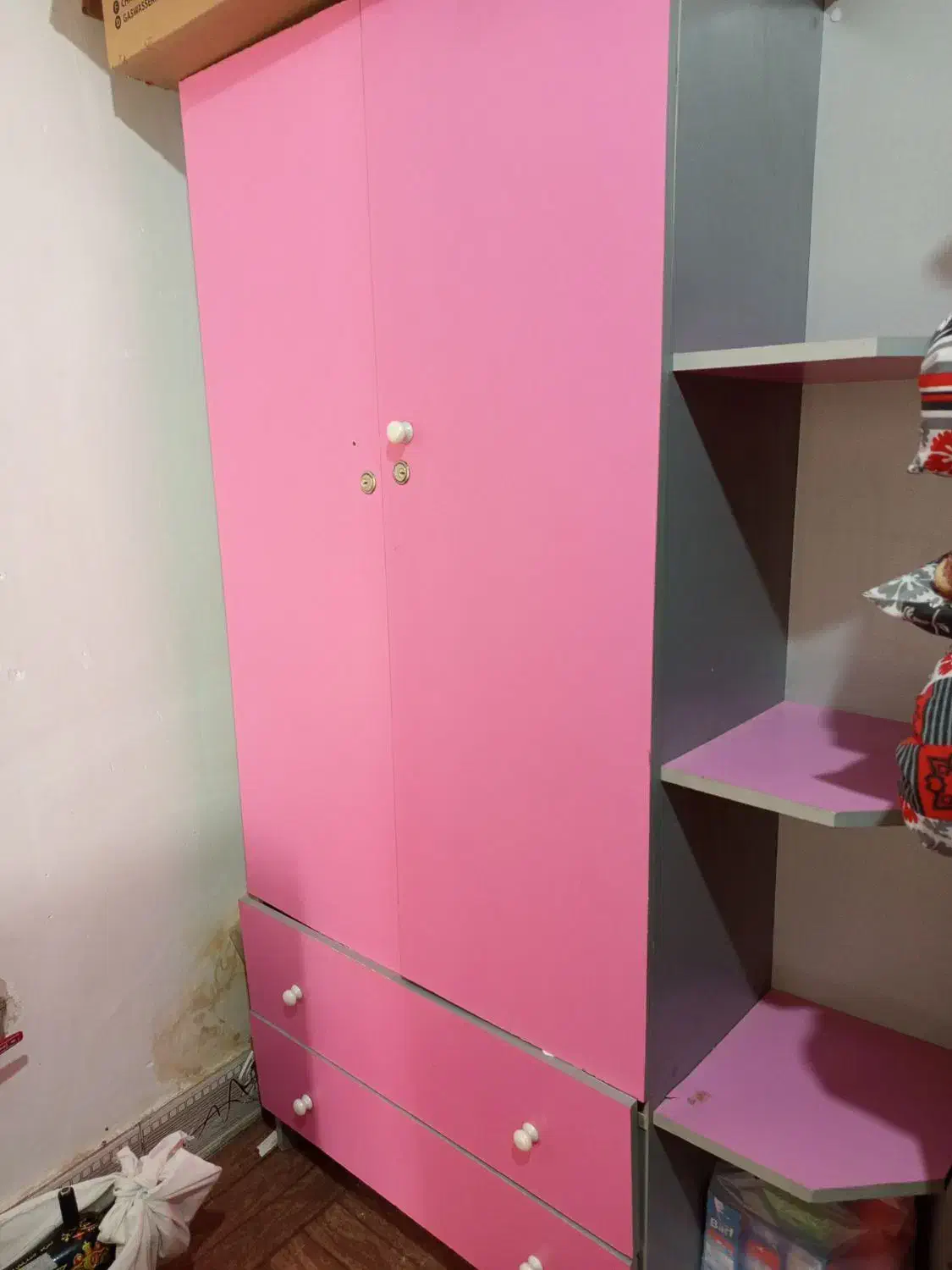 کمد لباس دخترانه|جاکفشی، کمد، دراور|تربت جام, میان جام|دیوار