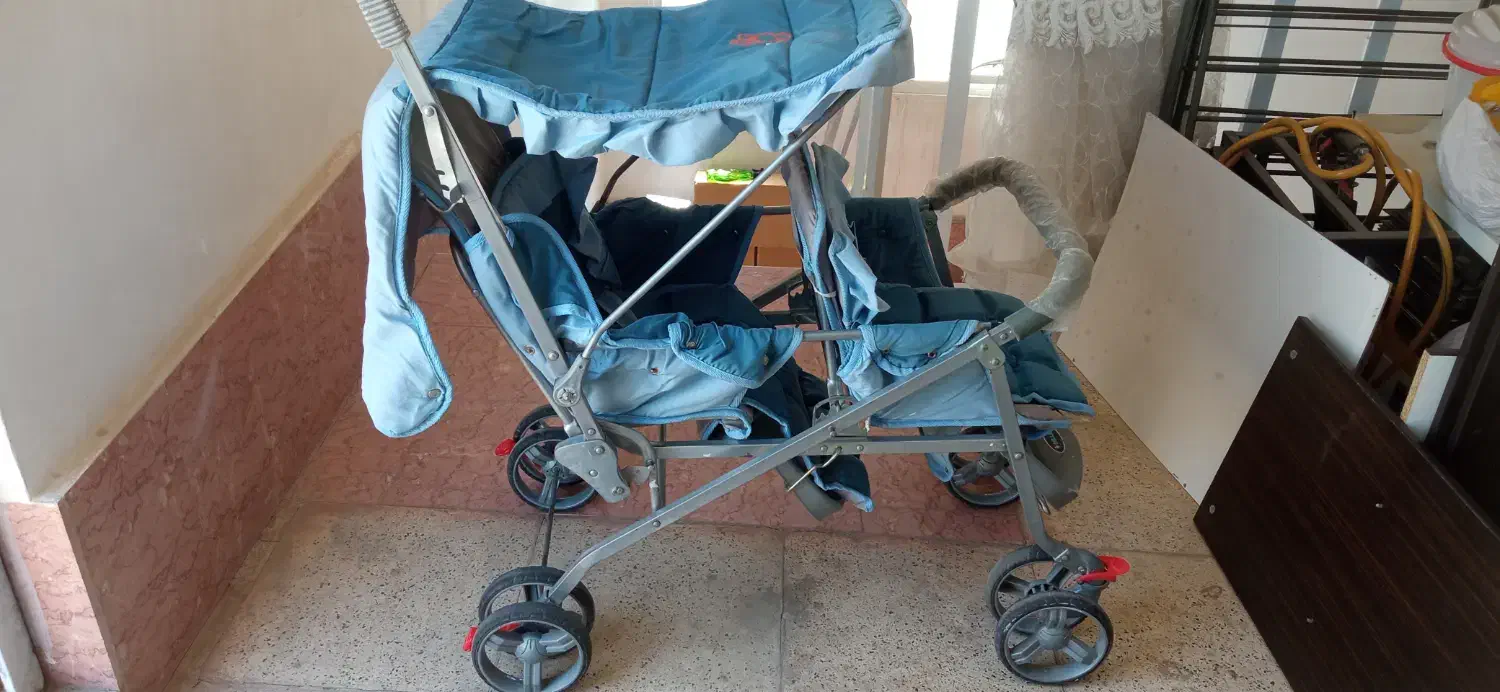 کالسکه دوقلودرحدنو|کالسکه و لوازم جانبی|قرچک, زیبا شهر|دیوار