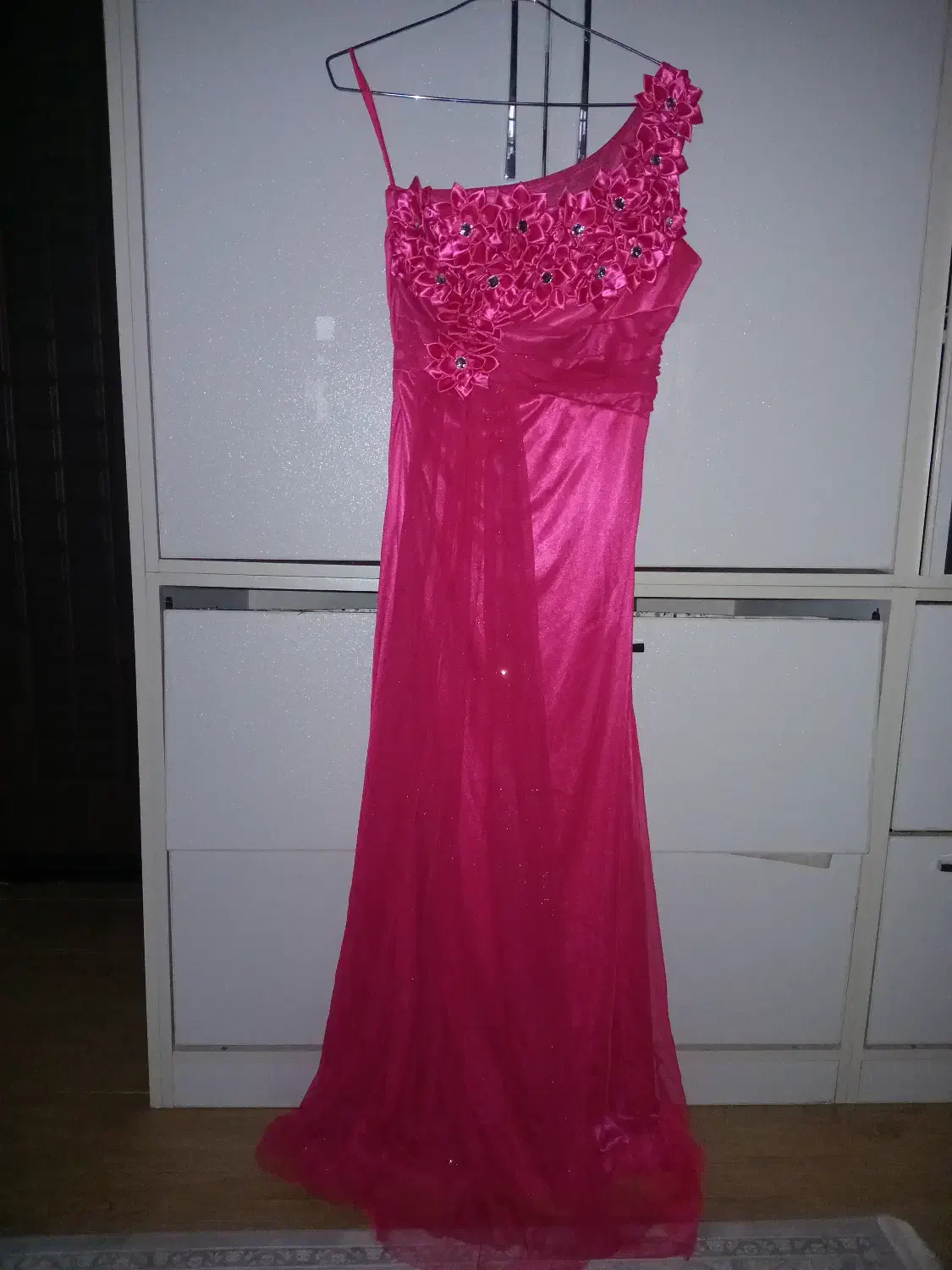 لباس مجلسی نو پارچه خارجی سایز ۳۸اندامی ماکسی بلند|لباس|اسلام‌شهر, شهرک توحید|دیوار