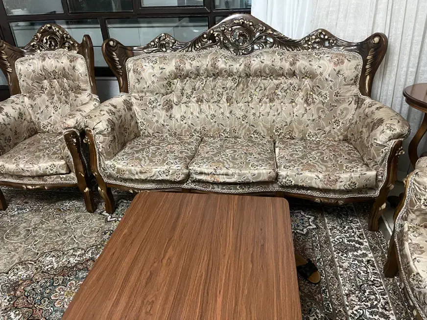 مبدل سلطنتی ۹نفره|مبلمان خانگی و میز عسلی|فولادشهر, فولادشهر|دیوار