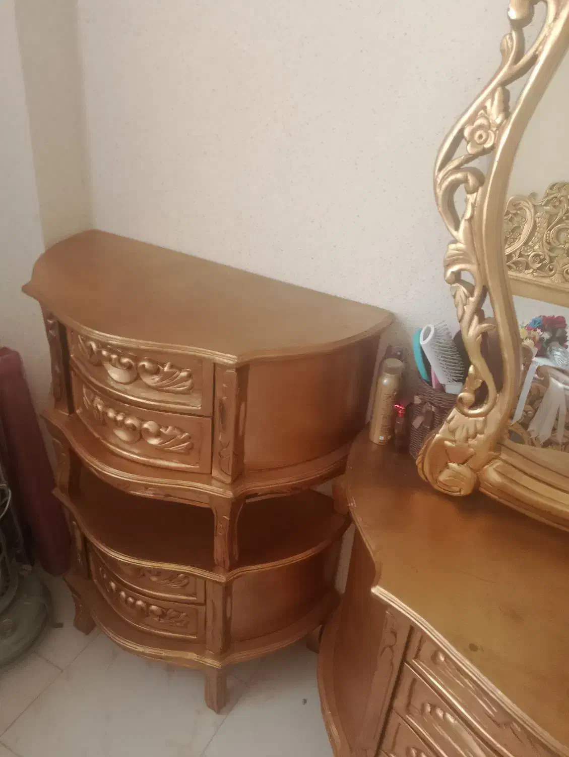 سرویس خواب دونفر همراه با تشک جک|تخت و سرویس خواب|پرند, فاز ۶|دیوار