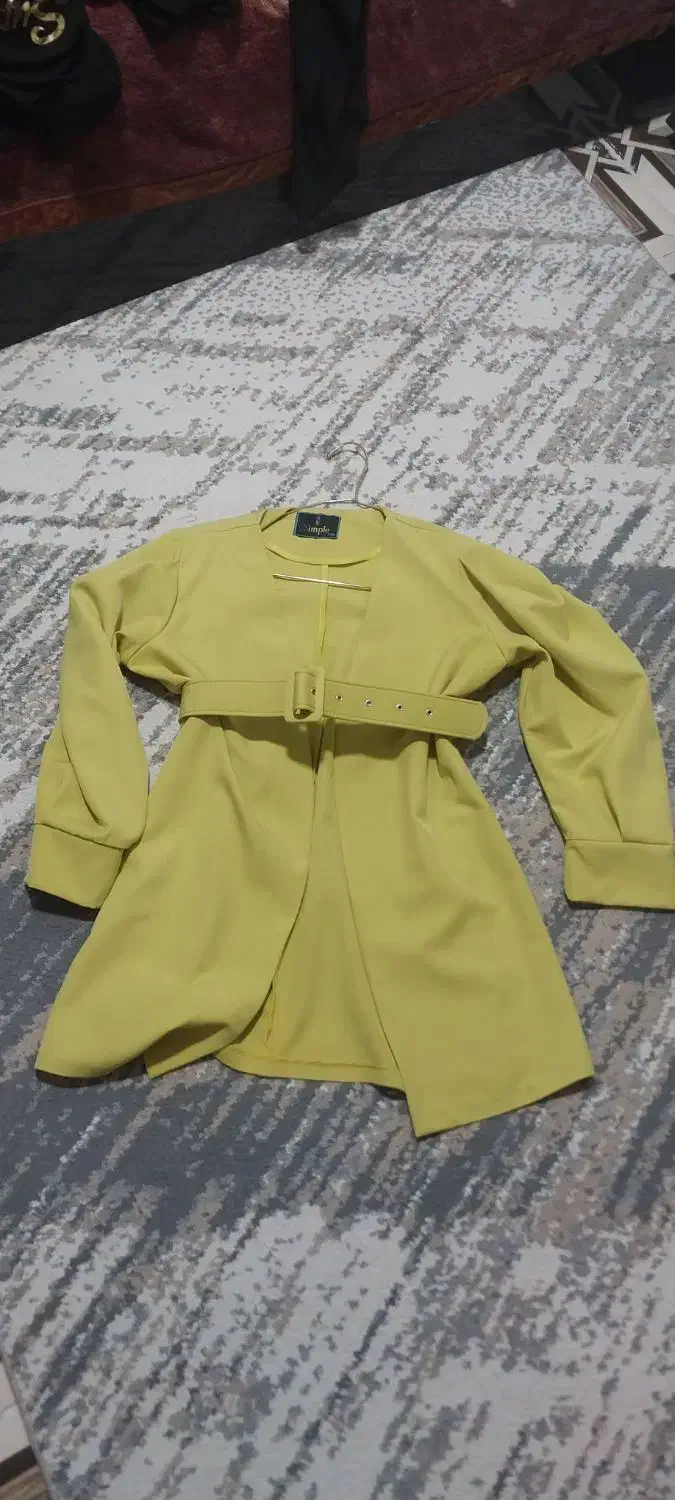 مانتو کمربند دار نو|لباس|الشتر, |دیوار