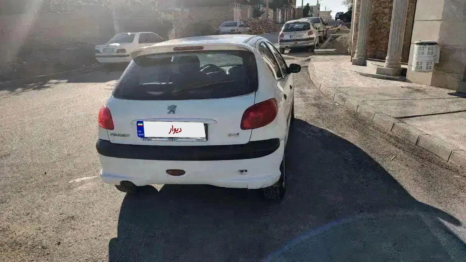 پژو ۲۰۶ تیپ ۲ سفید مدل ۹۱ با بیمه ۱۱ ماه|خودرو سواری و وانت|ارومیه, |دیوار