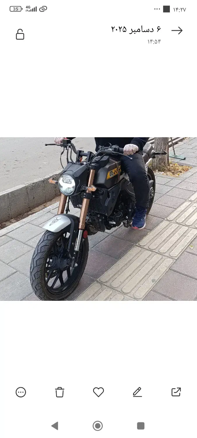 موتور بلنتا ۲۰۰ مدل ۱۴۰۲|موتورسیکلت|ارومیه, |دیوار