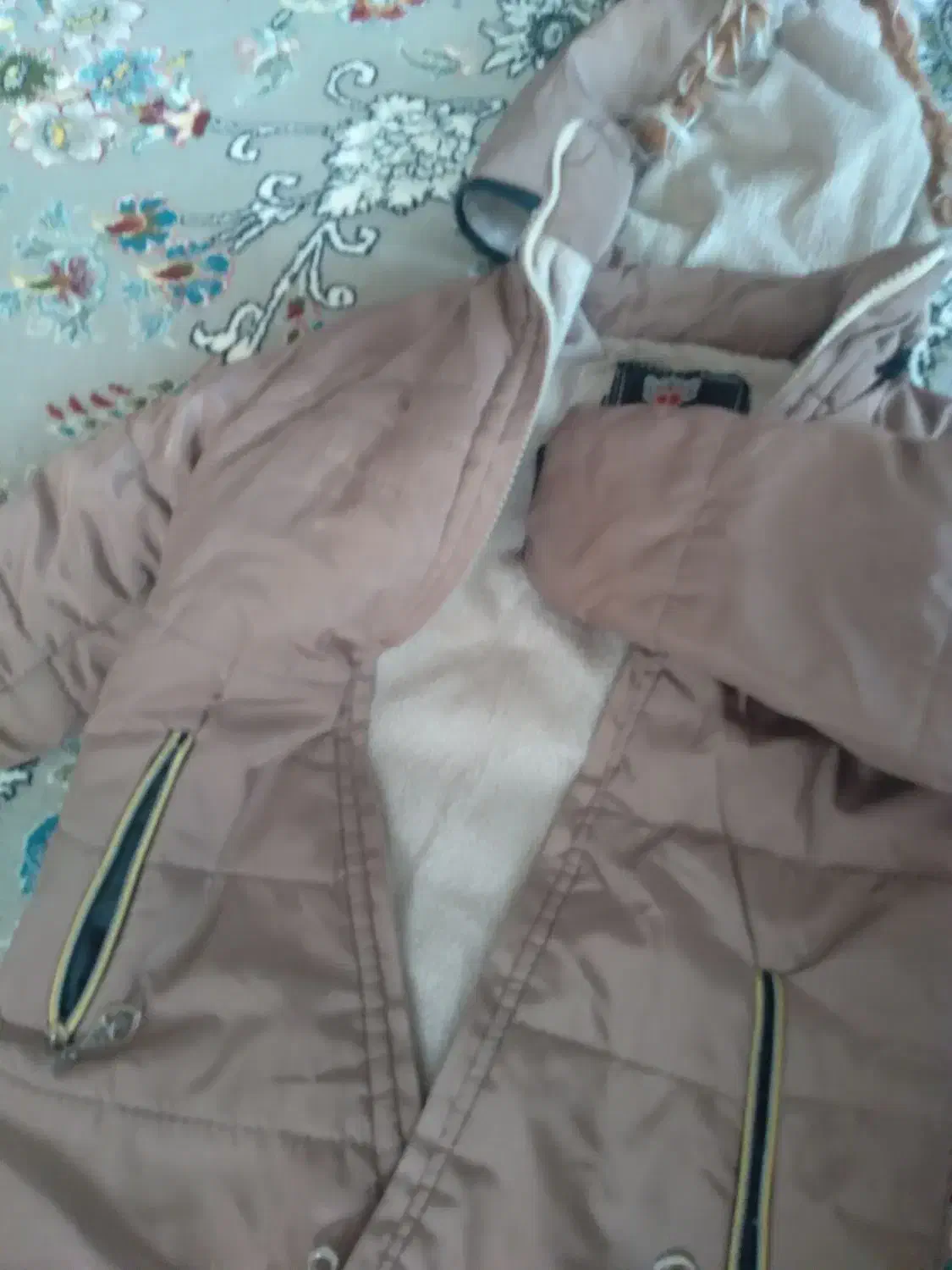 کاپشن قهوه‌ای|لباس|قیدار, |دیوار