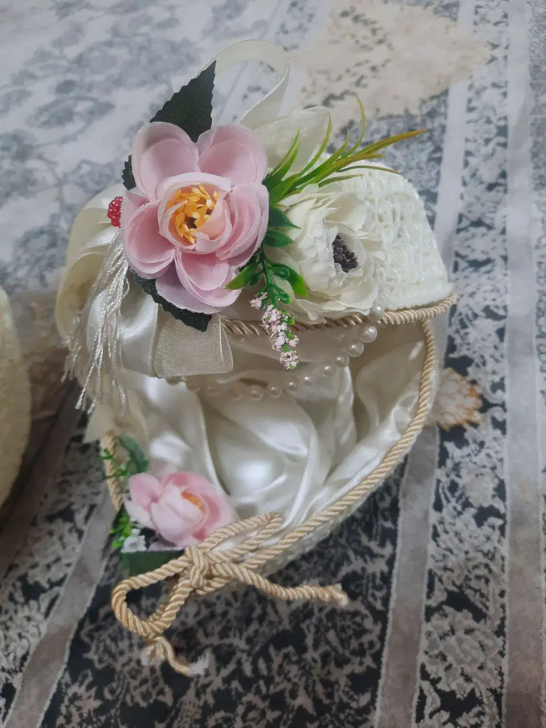 سبد خنچه عروس ۲ تایی|صنایع دستی و سایر لوازم تزئینی|ری, دیلمان|دیوار