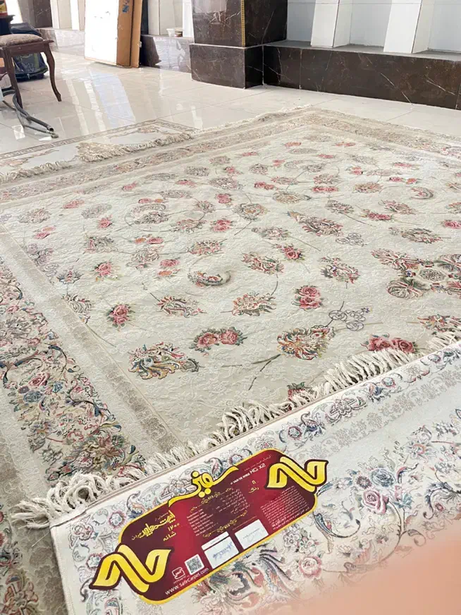 دو عدد فرش ۹ متری ۱۲۰۰ شانه|فرش|زنجان, |دیوار