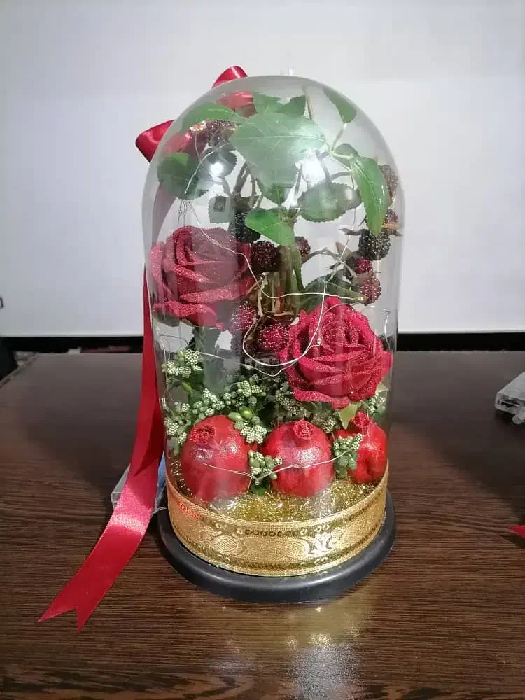 گل خا کریستالی مخصوص شب یلدا|گل مصنوعی|گلستان (تهران), |دیوار