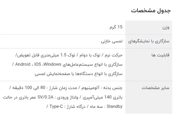 قلم لمسی گرین لاین|قطعات و لوازم جانبی رایانه|زاهدان, |دیوار