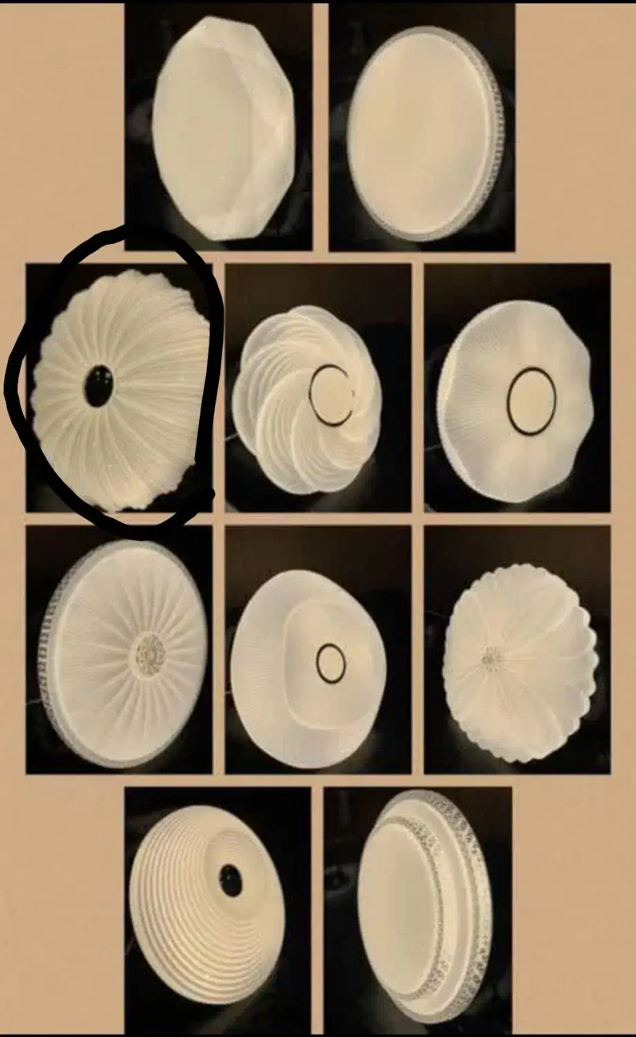 فروش ویژه انواع لوستروسقفی های ۴حالته همراه کنترل|لوستر و چراغ آویز|قم, باغ شریفی|دیوار