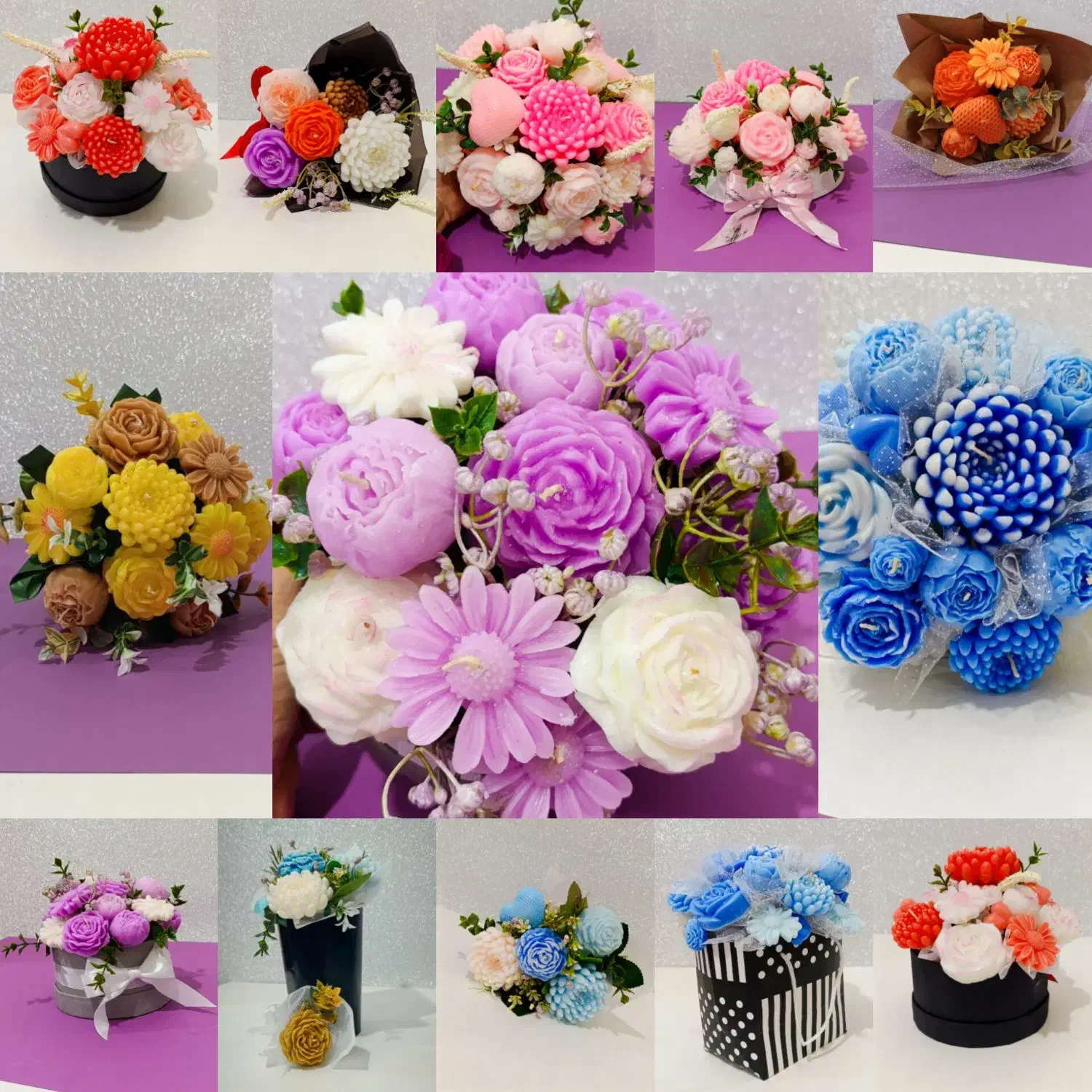 شمع های دست ساز با رایحه های طبیعی|صنایع دستی و سایر لوازم تزئینی|اهواز, شهدای انتظامی|دیوار