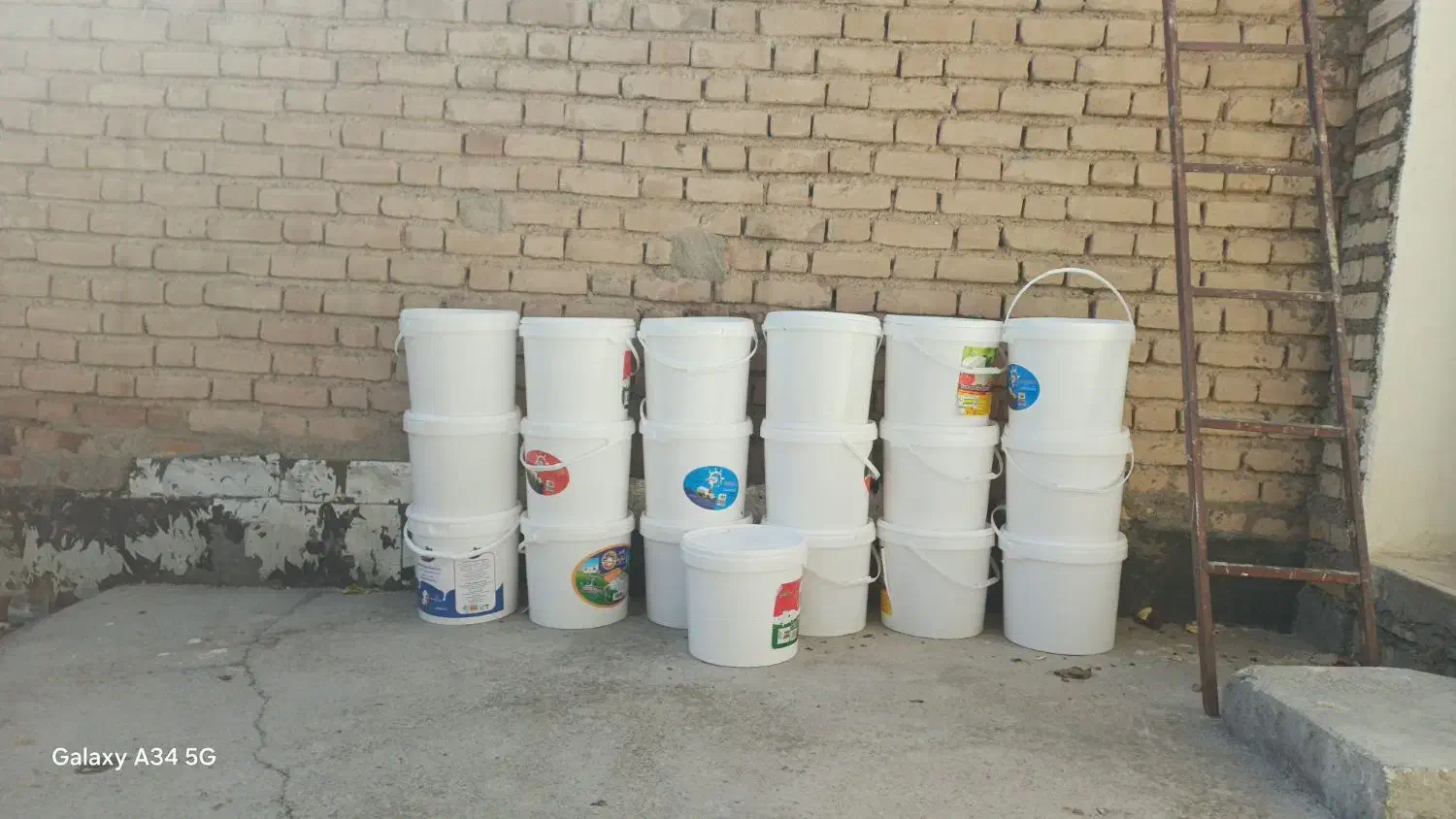 سطل پلاستیکی|ظروف نگهدارنده، پلاستیکی، یکبارمصرف|بیجار, |دیوار