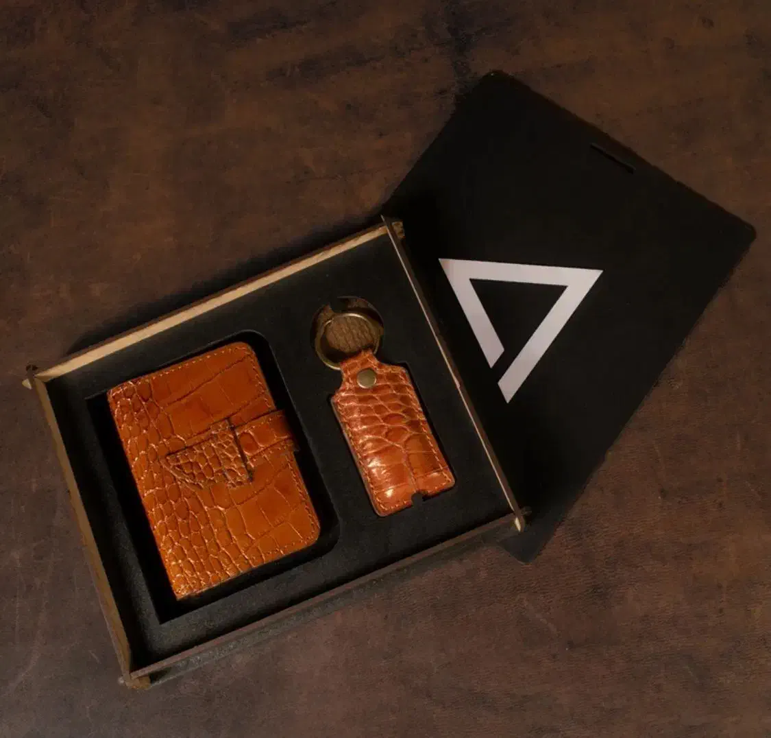 ست چرم طبیعی مردانه (کیف پول+جاکلیدی)|کیف، کفش، کمربند|کاشان, شهرک خاتم الانبیا (مسکن ملی کاشان)|دیوار