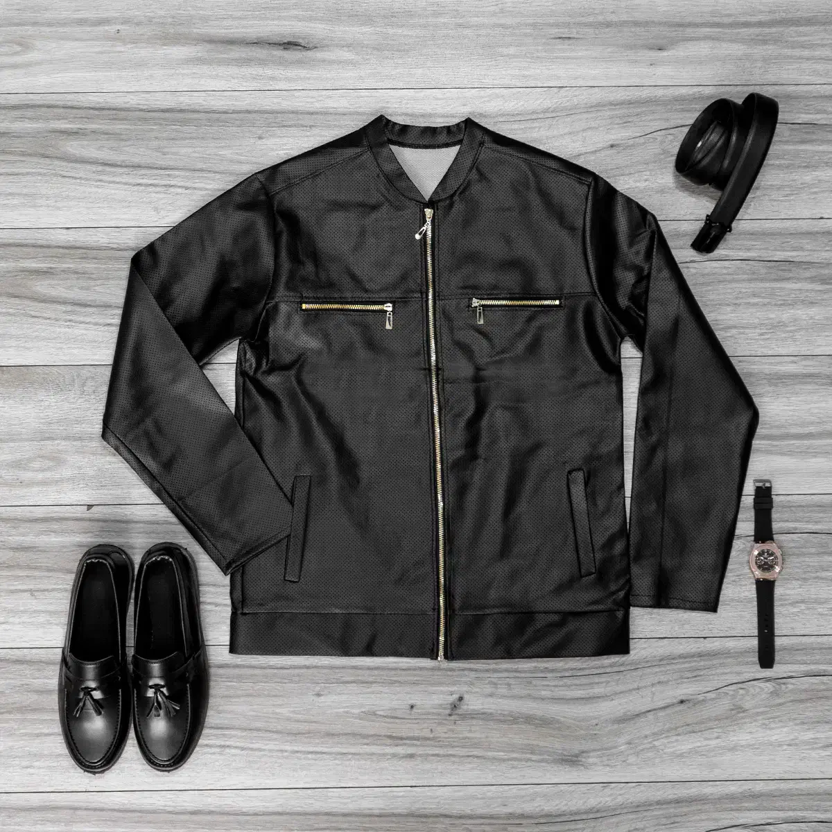 کاپشن چرم مردانه پرداخت درب منزل.|لباس|تهران, حسن‌آباد|دیوار