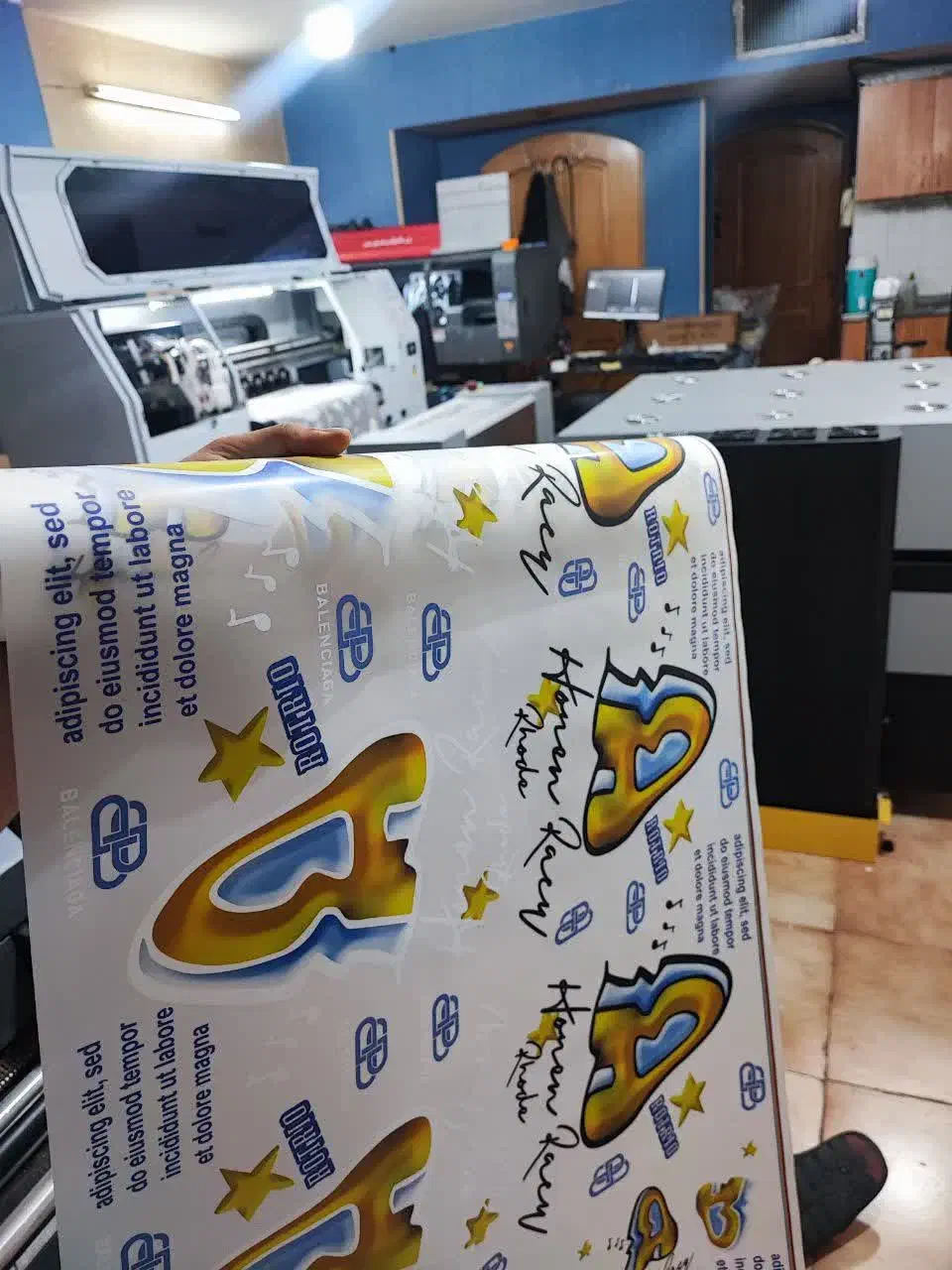 dtf چاپ لباس تیشرت متری 195 uv‌ dtf|لوازم خیاطی و بافتنی|چهاردانگه (تهران), |دیوار