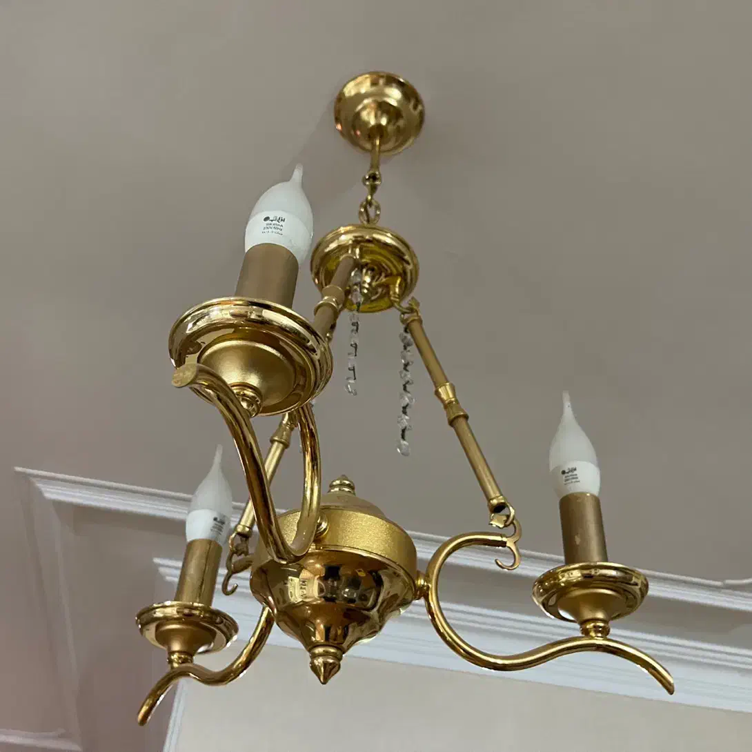 فروش لوستر آبکاری شده - کلاسیک|لوستر و چراغ آویز|تهران, دبستان|دیوار