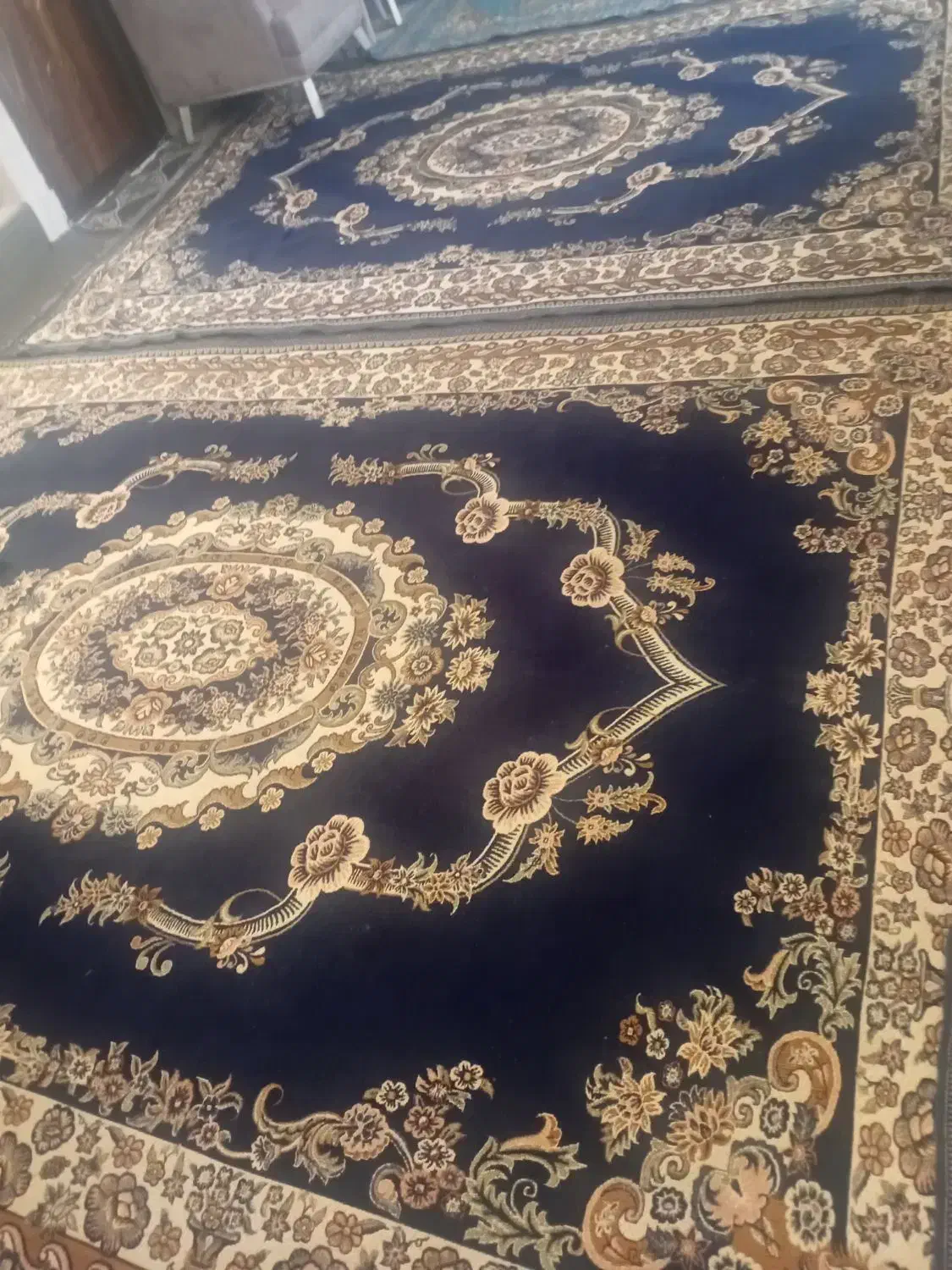 دوتا روفرشی مخمل ۹ متری سالم|روفرشی|میانه, |دیوار