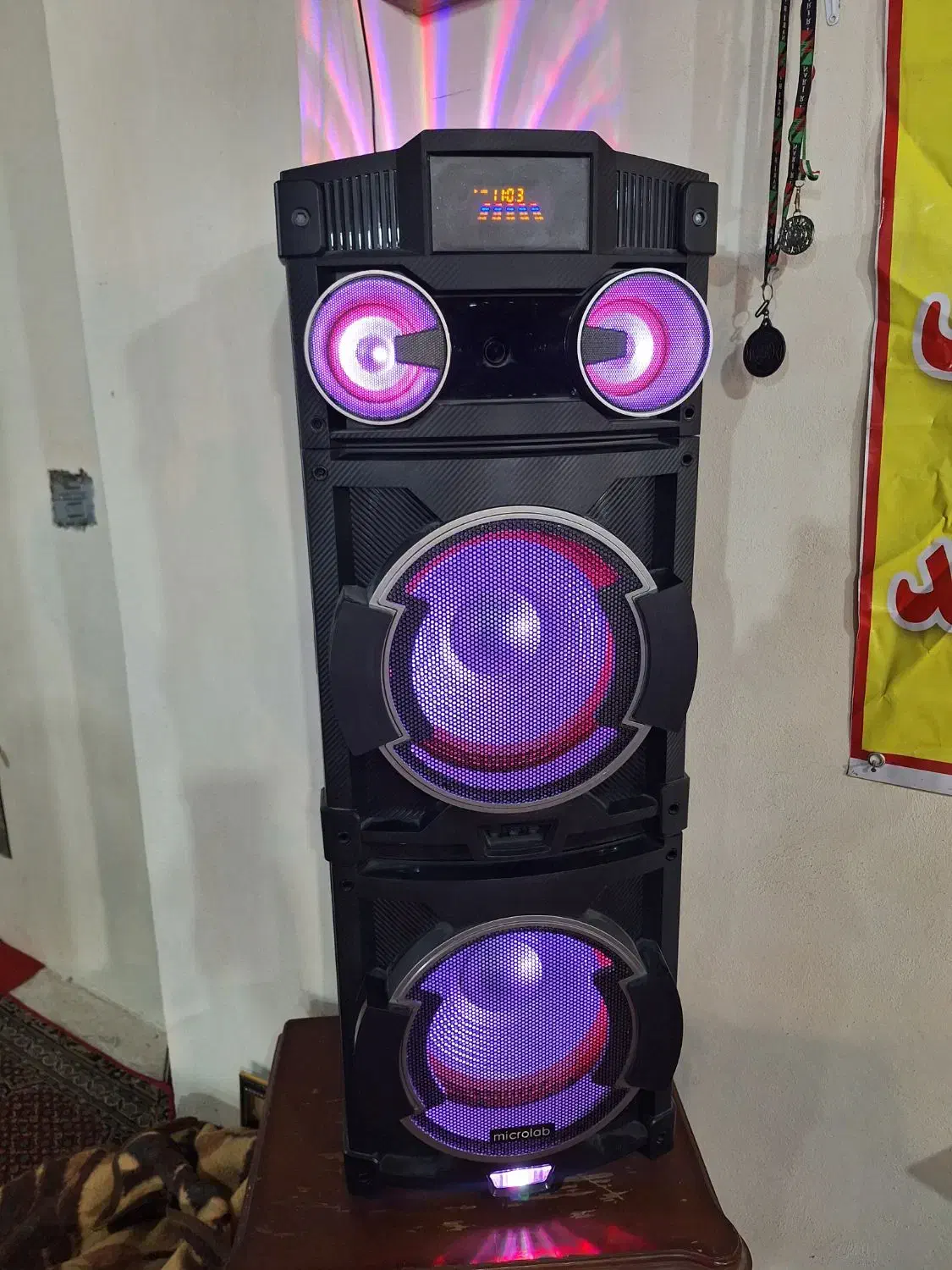 یک جفت باند میکرولب دی جی دار BT1202|سیستم صوتی خانگی|مراغه, |دیوار