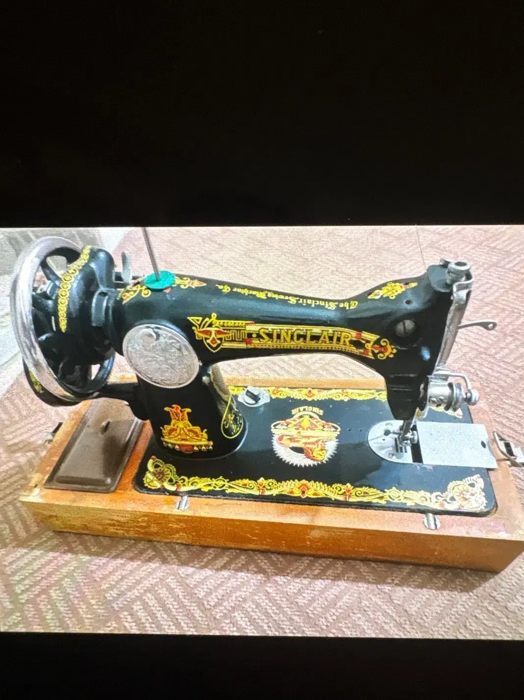 چرخ خیاطی دستی sinclair|چرخ خیاطی و ریسندگی|نهاوند, |دیوار