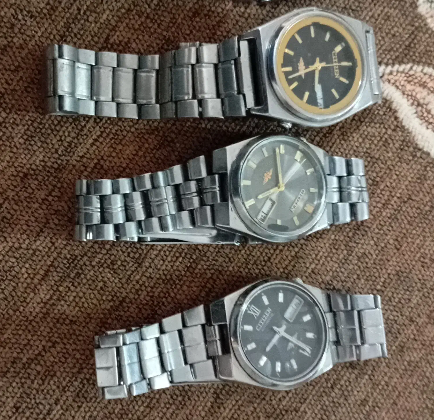 پنج ساعت سیتیزن اتومات ژاپنی|ساعت|مشهد, طلاب|دیوار