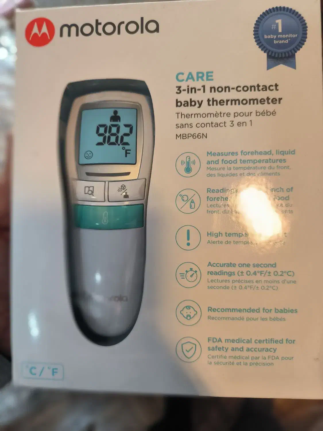 تب سنج لیزری نوزاد  برند معتبر موتورلا|اسباب و اثاث بچه|تهران, حشمتیه|دیوار