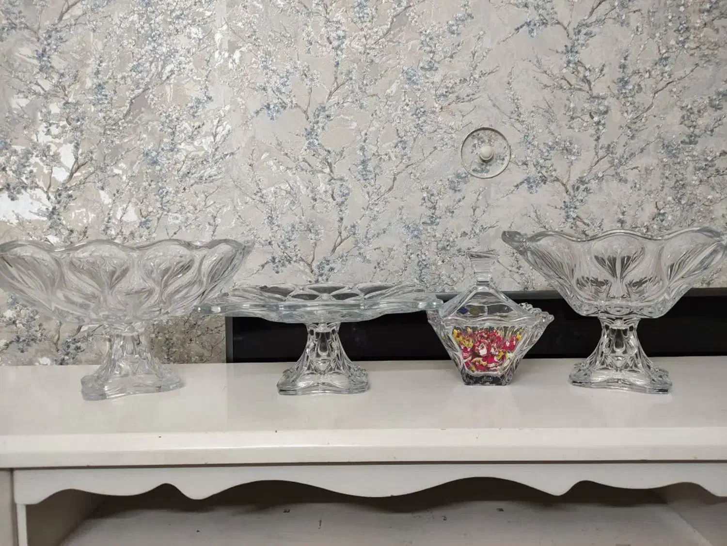 سرویس کریستال پذیرایی چک بوهمیا اوشن|ظروف سرو و پذیرایی|تهران, آبشار|دیوار