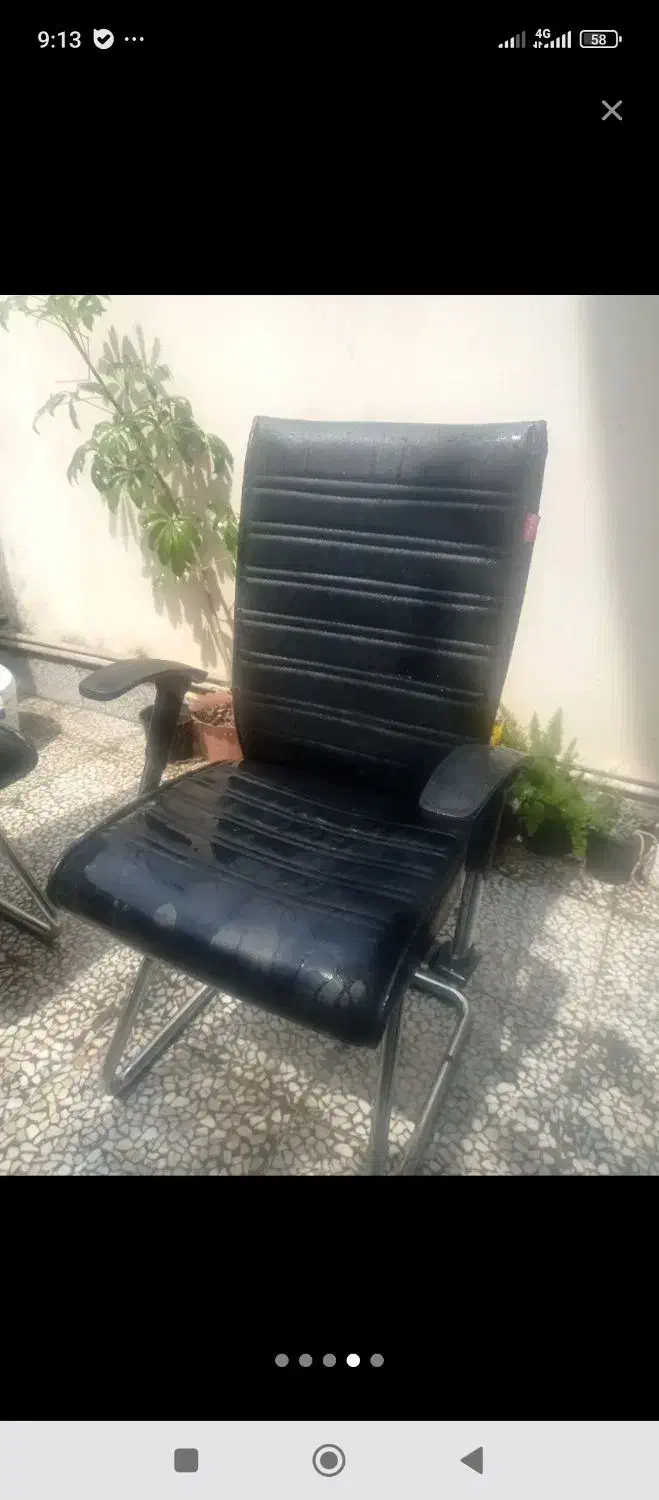 صندلی کنفرانسی نرم و راحت در حد نو|آرایشگاه و سالنهای زیبایی|رامسر, |دیوار