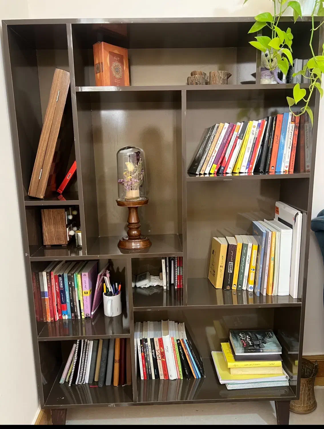 کتابخانه|کتابخانه، شلف، قفسههای دیواری|بیرجند, |دیوار