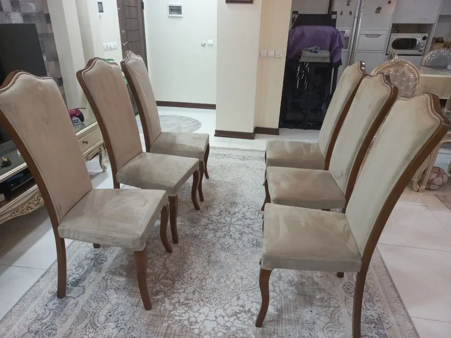 میز و صندلی ۶ نفره|میز و صندلی غذاخوری|تهران, شهرک چیتگر|دیوار