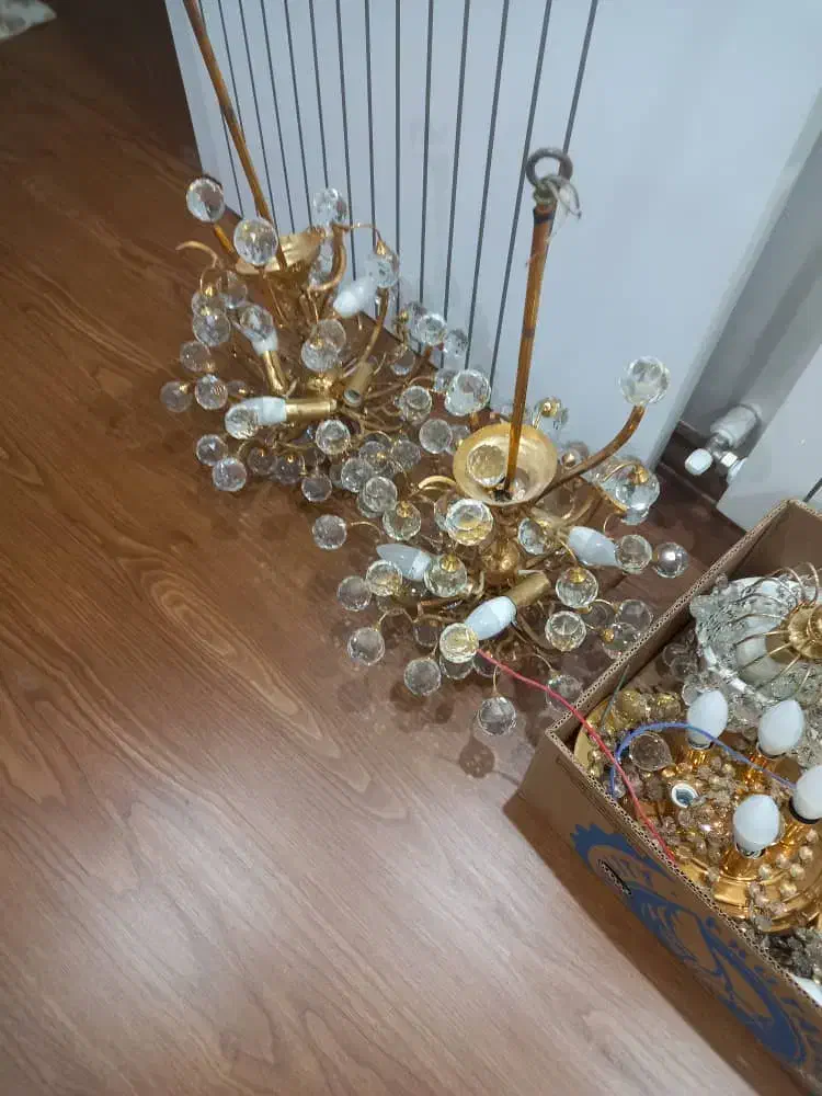 ۷ عدد لوستر در حد نو|لوستر و چراغ آویز|رشت, بلوار گیلان|دیوار