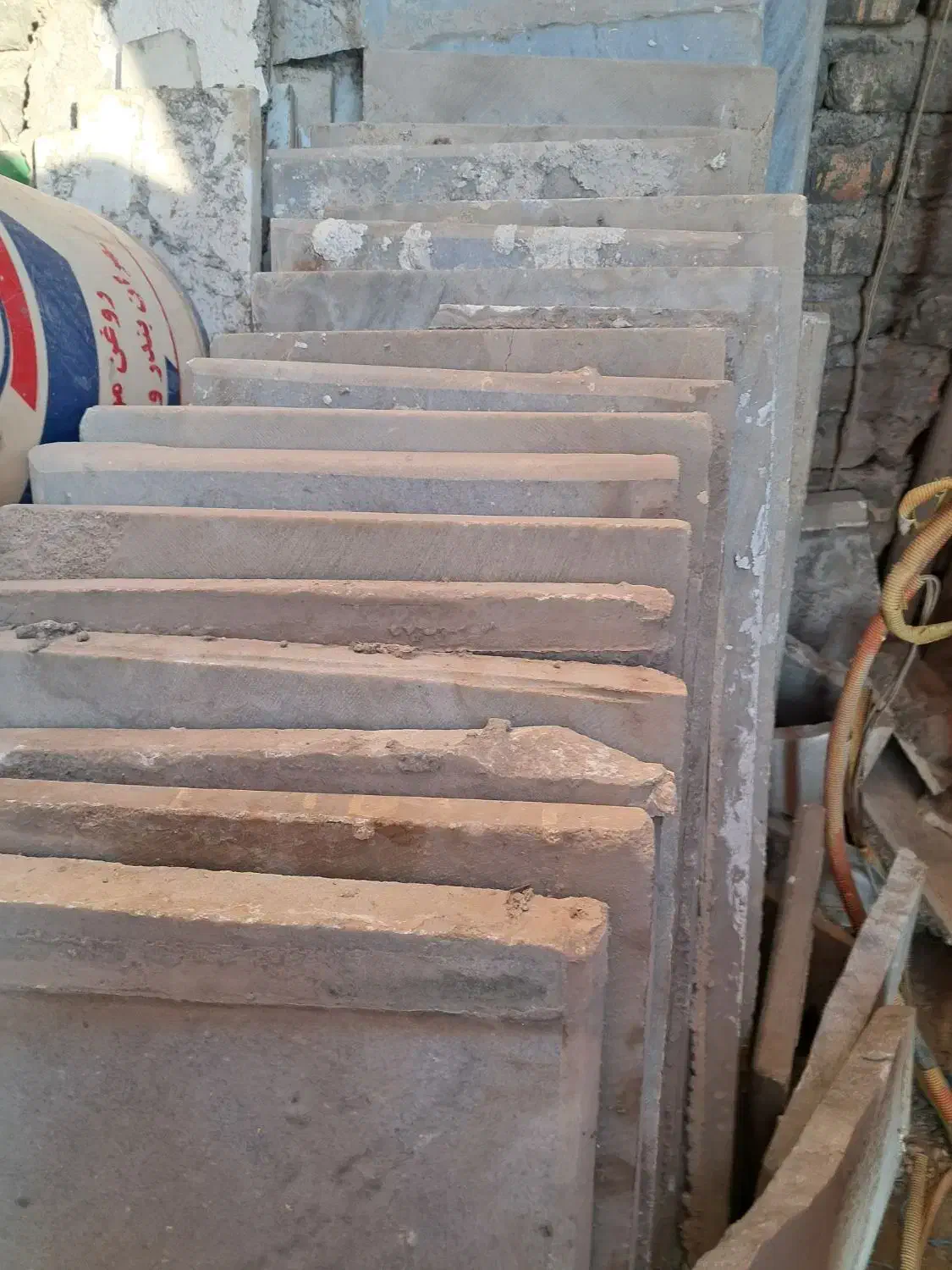 سنگ پله|مصالح و تجهیزات ساختمان|علیآباد کتول, |دیوار