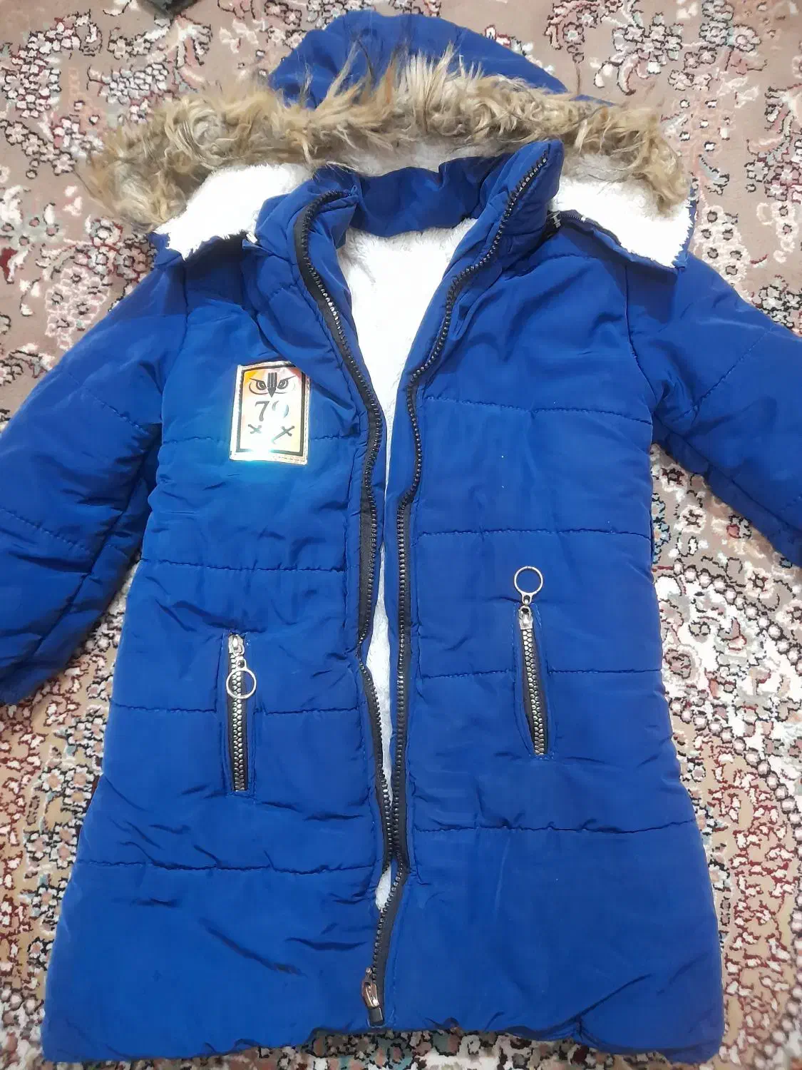 کاپشن سرمه ای|کفش و لباس بچه|آزادشهر, |دیوار