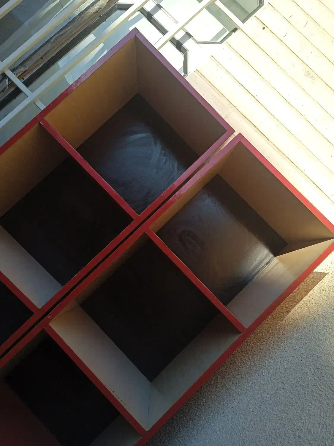 دوعدد بوفه قفسه ای|کتابخانه، شلف، قفسه‌های دیواری|مراغه, |دیوار