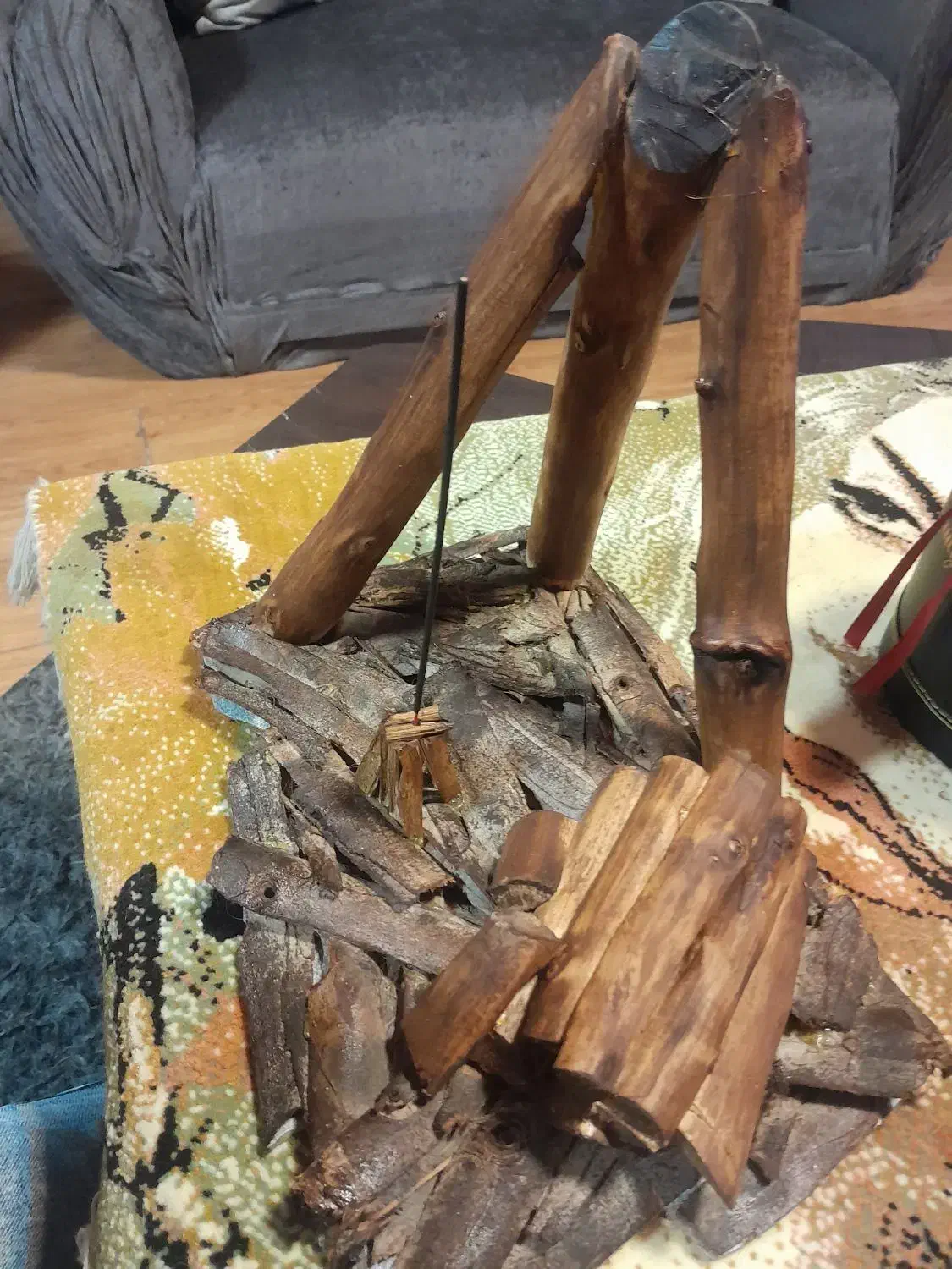 جا عودی دستساز با چوب انگور|صنایع دستی و سایر لوازم تزئینی|مشهد, نوید|دیوار