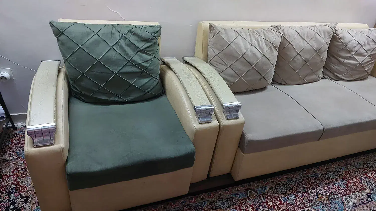 مبل ۷ نفره راحتی|مبلمان خانگی و میز عسلی|قزوین, |دیوار