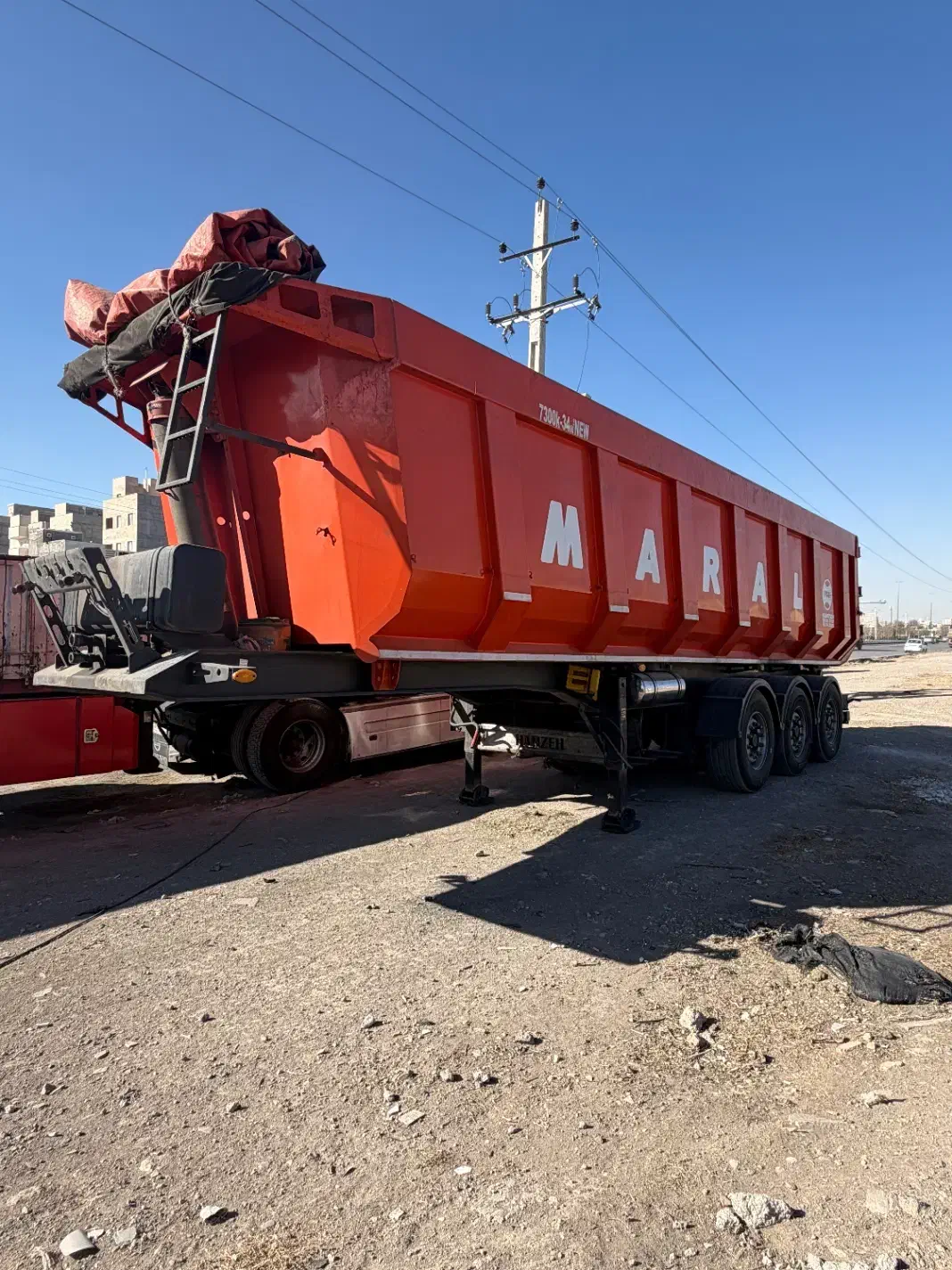 تریلی کمپرسی حمزه|خودرو سنگین|نیر (اردبیل), |دیوار