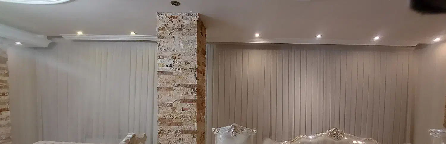 پرده حریر ۸ متر در دو و نیم متر|پرده، رانر، رومیزی|آبیک, |دیوار
