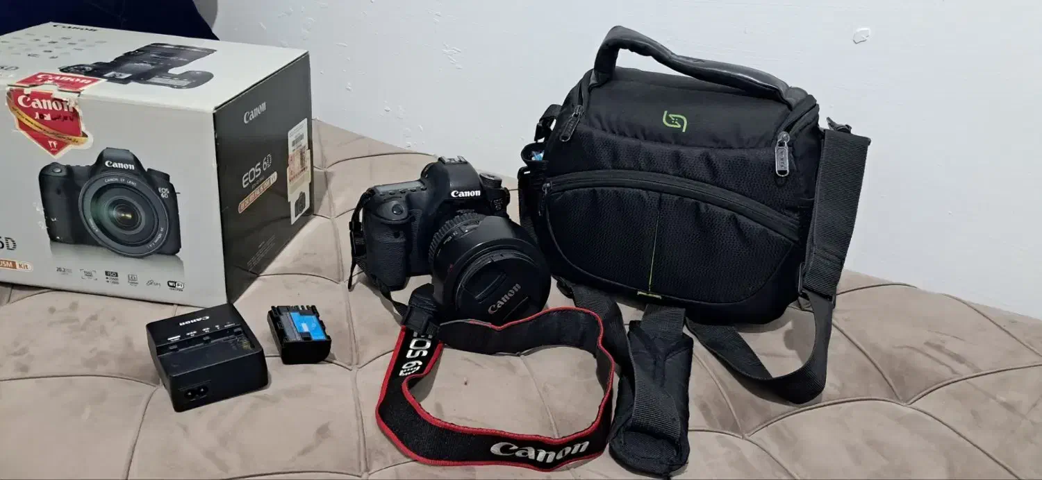 دوربین عکاسی کانن 6d درحد با لنز 105ـ24|دوربین عکاسی و فیلم‌برداری|همدان, |دیوار