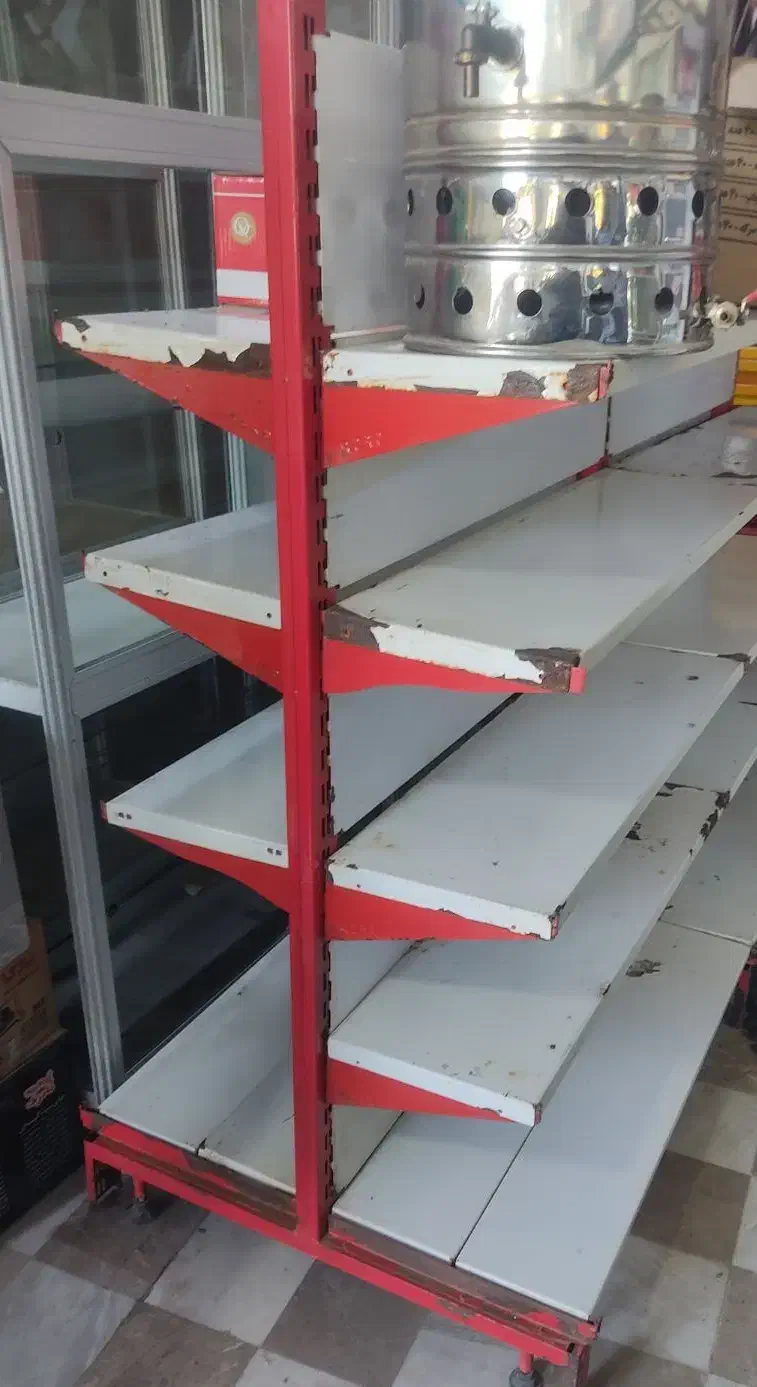 قفسه وسط فروشگاهی + سماور گازی|فروشگاه و مغازه|کرمانشاه, |دیوار