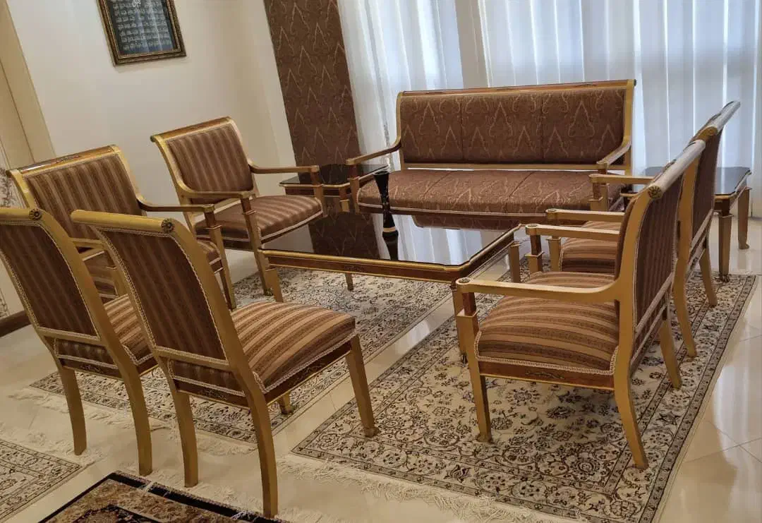 ست ۹ نفره مبلمان پارچه ترک|مبلمان خانگی و میز عسلی|تهران, پاسداران|دیوار