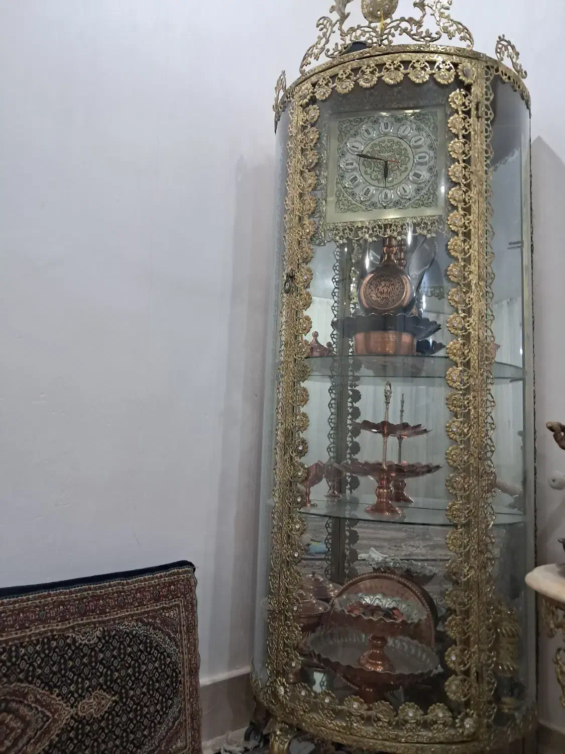 بوفه برنجی|بوفه، ویترین، کنسول|قائن, |دیوار