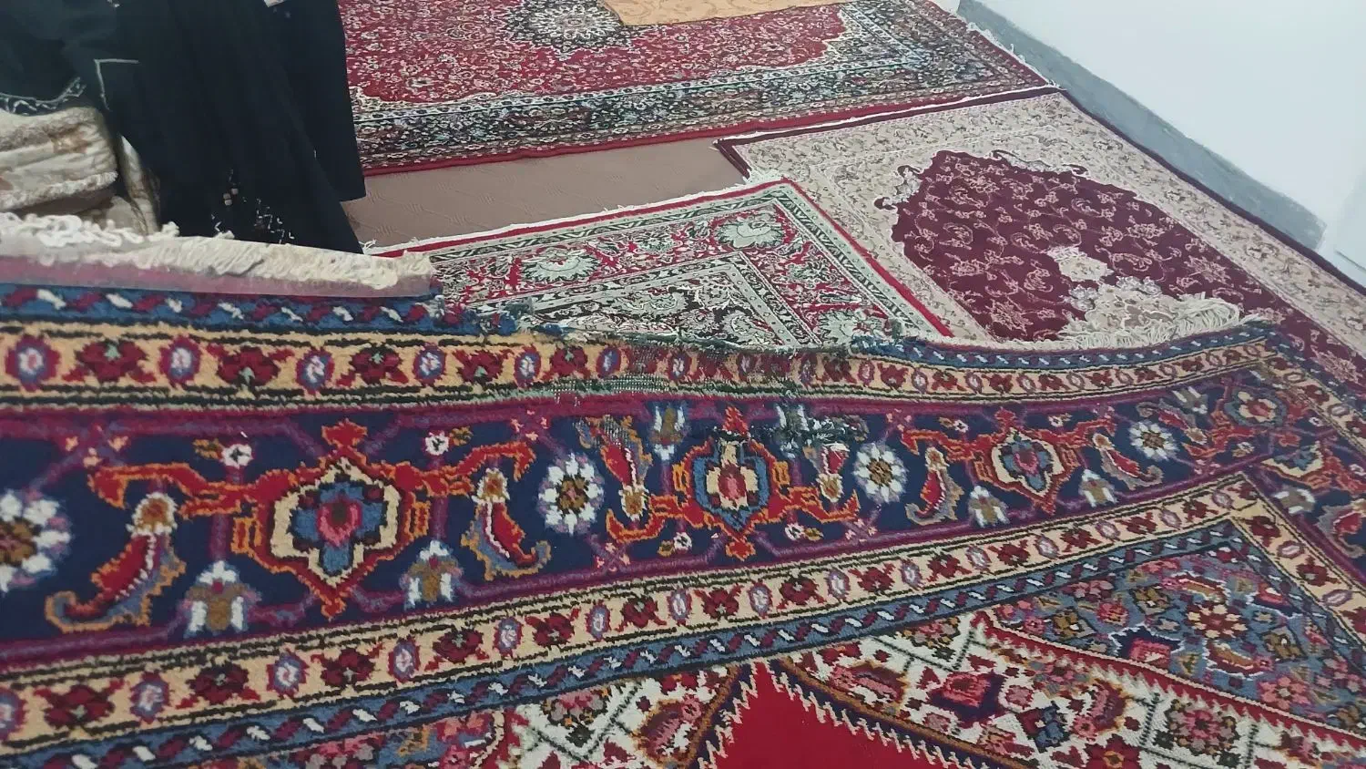 فرس دستباف ۹ متری کهنه|فرش|ارومیه, |دیوار