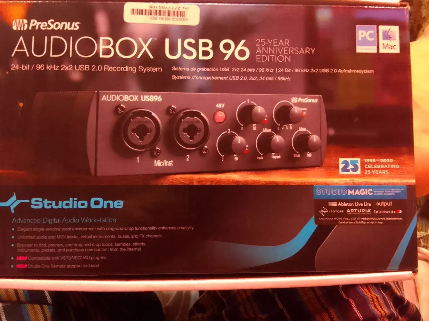 کارت صدا پرسینوس ادیو باکس usb96 پللمپ اکبند|صوتی و تصویری|قائمشهر, |دیوار