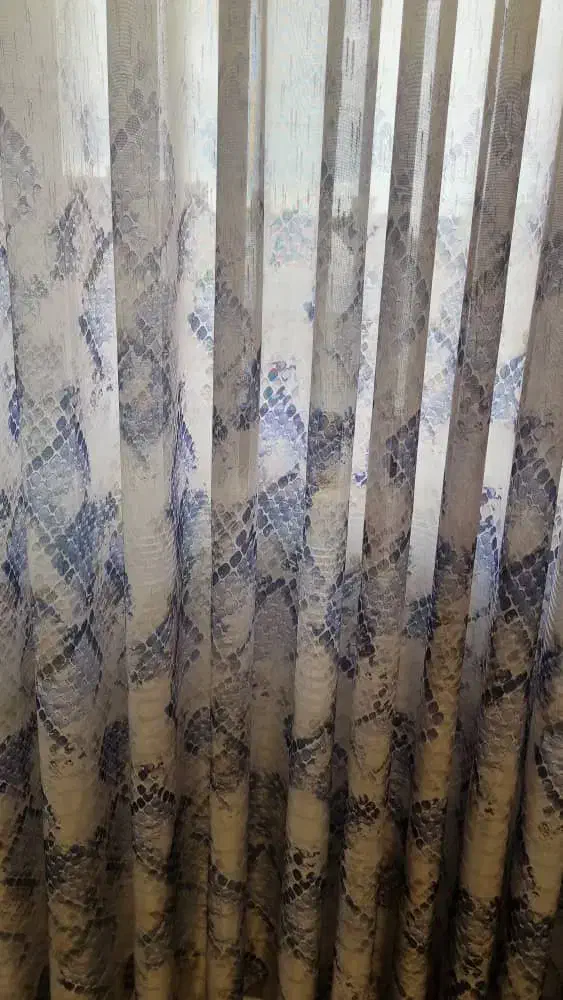 پرده حریر کتان ترک پانچ نونو|پرده، رانر، رومیزی|لاهیجان, کوی آزادگان|دیوار