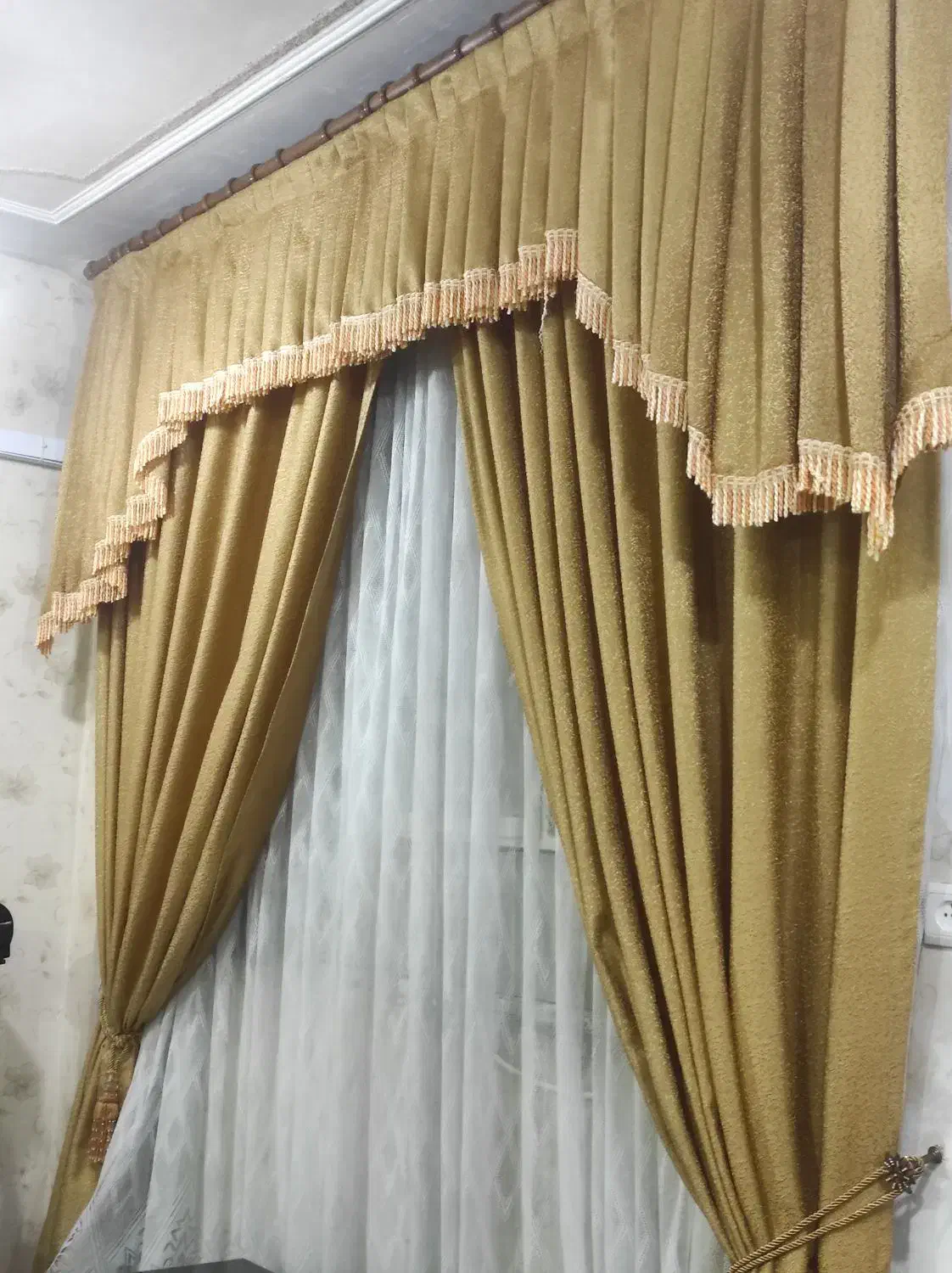 پرده پذیرایی و اتاق خواب|پرده، رانر، رومیزی|اهواز, زیتون کارمندی|دیوار