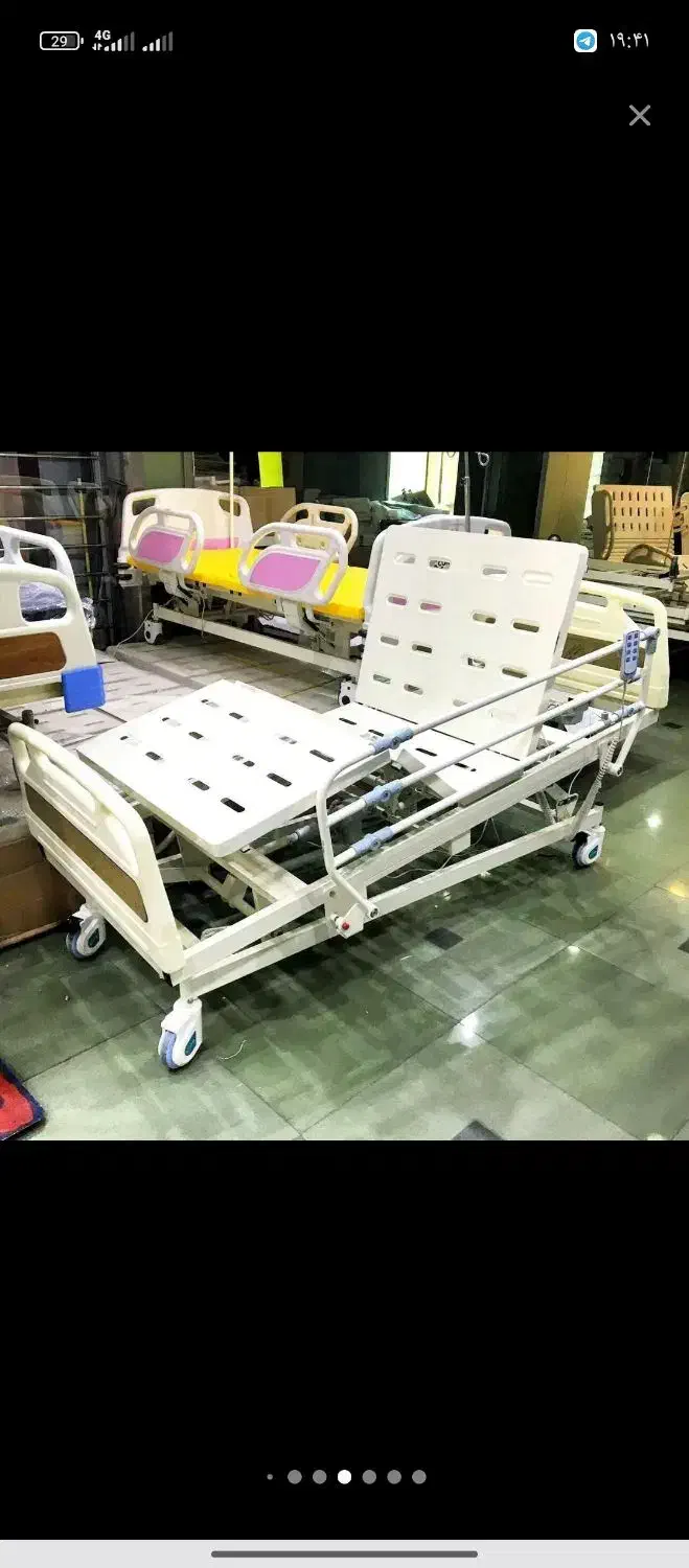 تخت بیمارستانی سه شکن برقی تنظیم ارتفاع ویلچر|پزشکی|مشهد, احمدآباد|دیوار