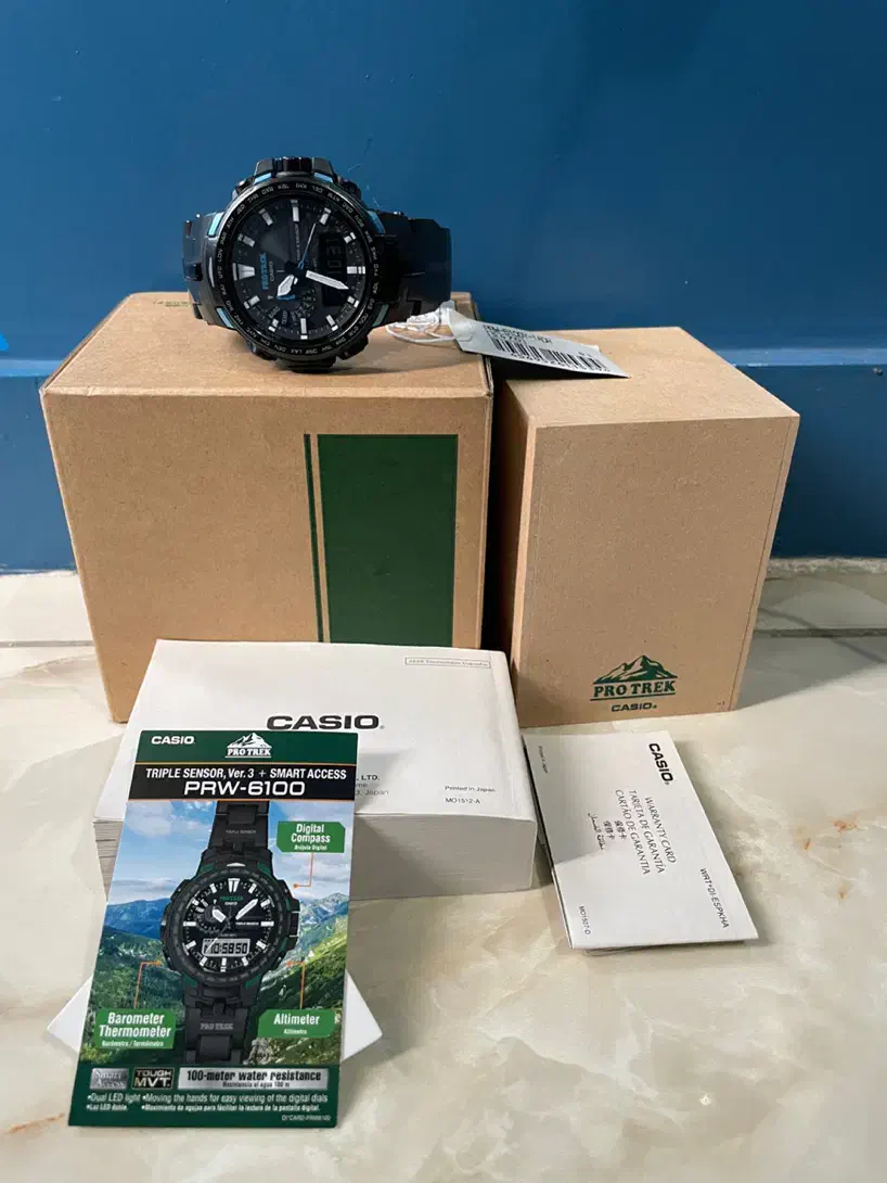 Casio ProTrek PRW6100Y بند فیبر کربن|ساعت|تهران, جنتآباد مرکزی|دیوار