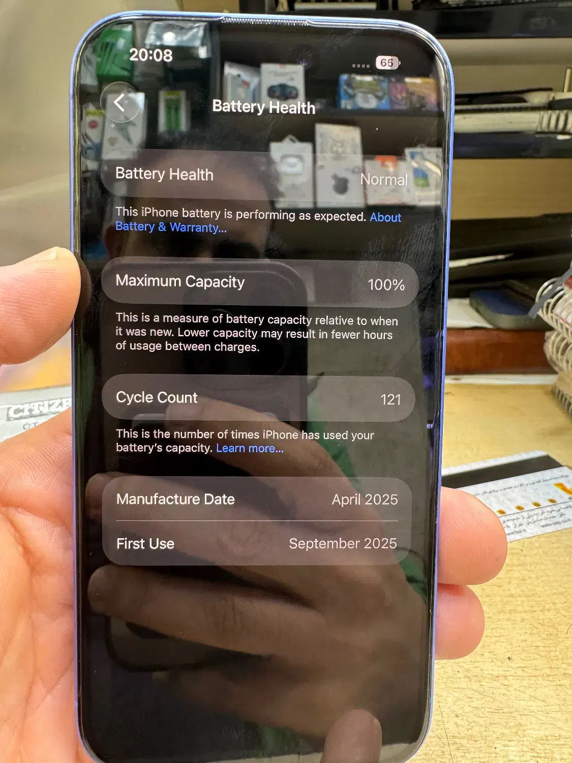 آیفون ۱۶ ۱۲۸ آبی شرکتی در حد|موبایل|ری, هاشم‌آباد|دیوار