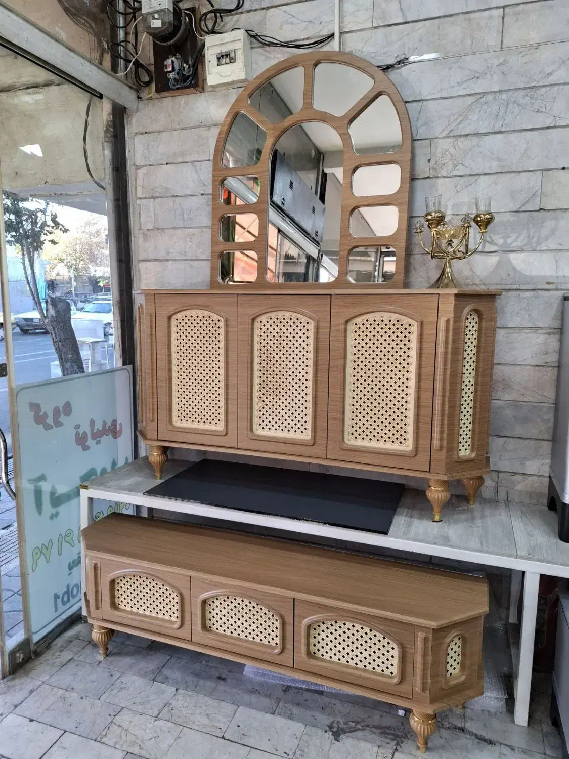 کنسول ومیز تی شرکتی 5میلیون نقدمابقی اقساط تا 4ماه|بوفه، ویترین، کنسول|پردیس, شهرک صنعتی خرمدشت فاز ۷|دیوار