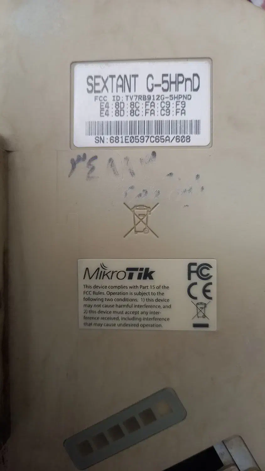 رادیو وایرلس میکروتیک مدل‌ sextant G-5HPnD|مودم و تجهیزات شبکه|تهران, سهروردی|دیوار